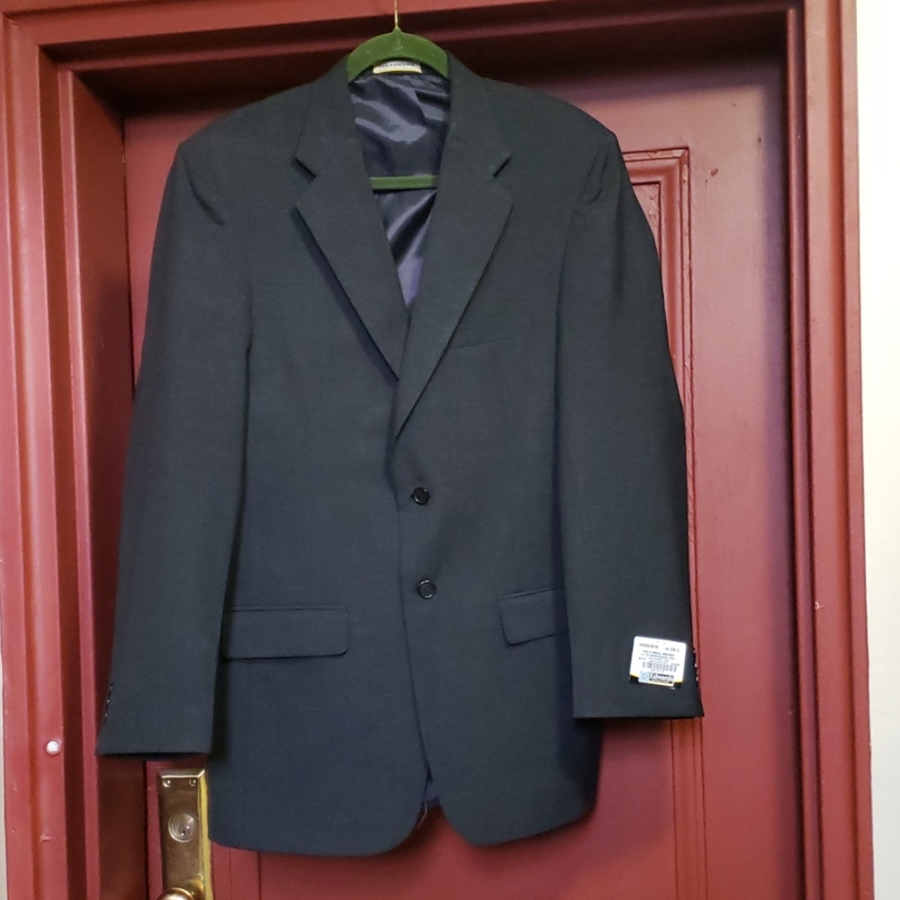 EDWARDS POLY-WOOL WOVEN JACKET SIZE 38 L - Picture 2 of 8